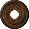 Ekena Millwork Lauren Ceiling Medallion (Fits Canopies up to 6 1/4"), 20 5/8"OD x 6 1/4"ID x 1 3/8"P, Rust CM20LNRUS - alternate 1